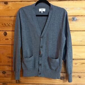 Jack Spade Gray Orange Cardigan Mens Size Large